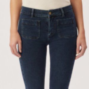 DL1961 Mara Straight 27" Ankle Jeans - Seacliff - Size 28